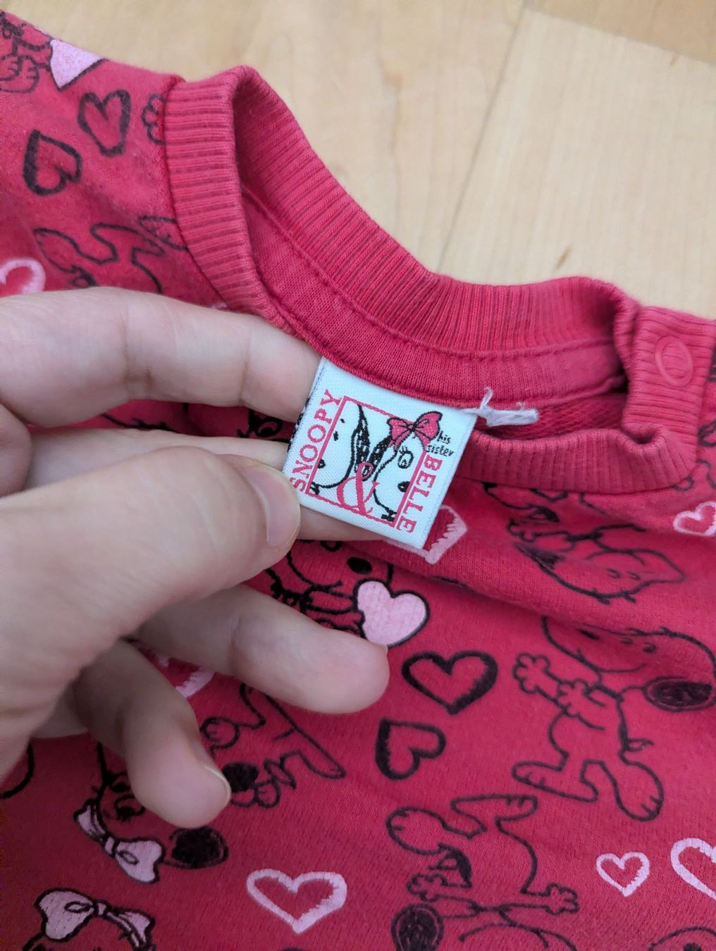 Maglioni & Felpe: Snoopy & Belle Pullover / Sweater Gr. 86 - Pink / Herzen – Usato da Uster venduto da petches 2