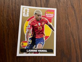 Extra sticker gold Lamine Yamal