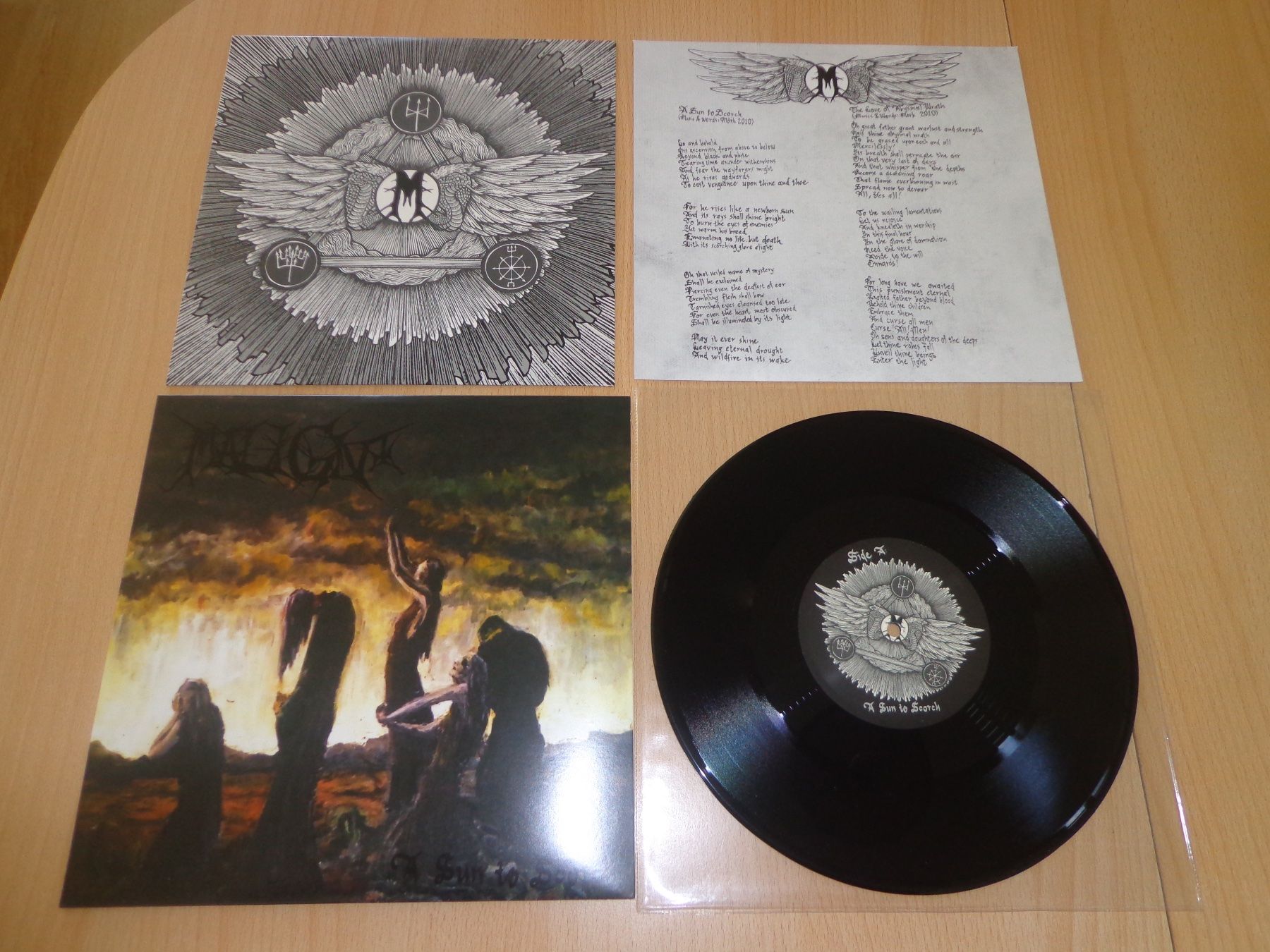 Schallplatten: Malign-A Sun To Scorch 10'' Vinyl EP 2015 Watain Ofermod – Neu (gemäss Beschreibung) aus Brienz BE von INTERNALFIRE