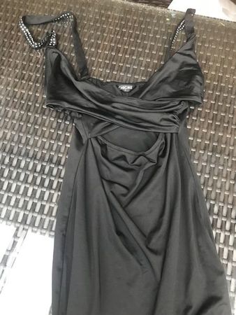 Damen Cocktail Kleid schwarz Marke CHICME S