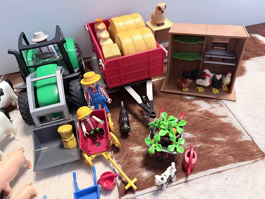 Spielzeuge: Playmobil Bauernhoftiere und Traktor  – Gebraucht aus Ebikon von immo-th 1