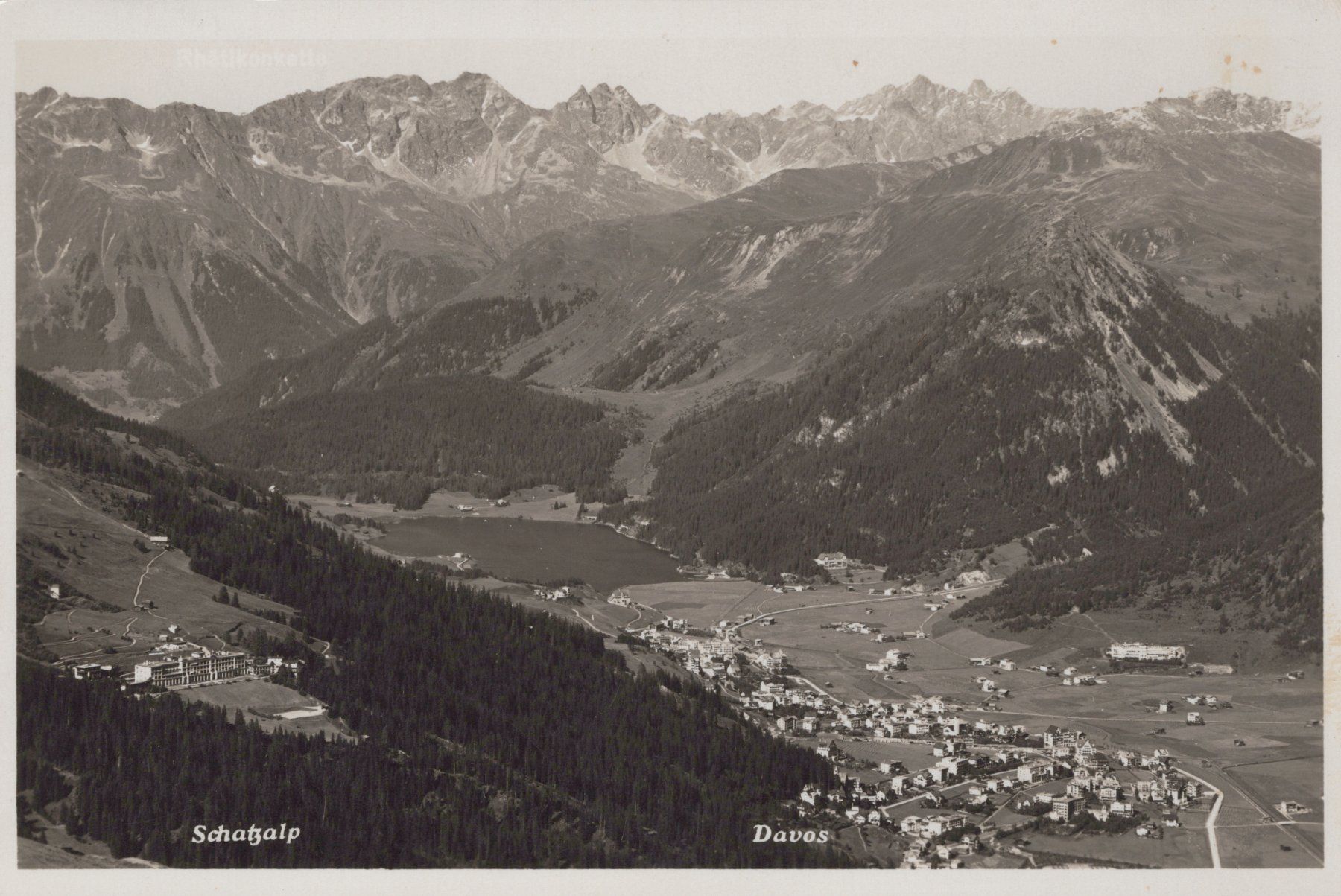 Cartoline postali: 0087 - Postkarte / Ansichtskarte - Davos Schatzalp – Usato da Reinach BL venduto da Boston-Verkauf