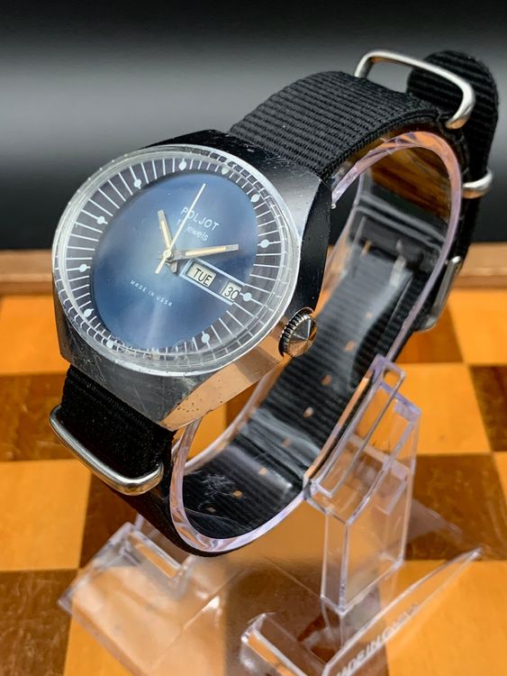 Montre-stop Russe Vintage URSS - Bouton Unique Mécanique