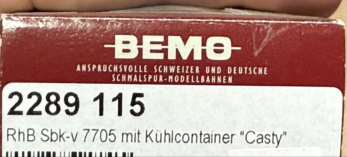 Bemo Modelleisenbahnen: Bemo RhB Containerwagen – Neu (gemäss Beschreibung) aus Thusis von Jasmin1991995 1