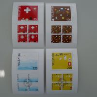 3 moderne Versuchsdrucke oder VIGNETTEN, vom PTT-MUSEUM.