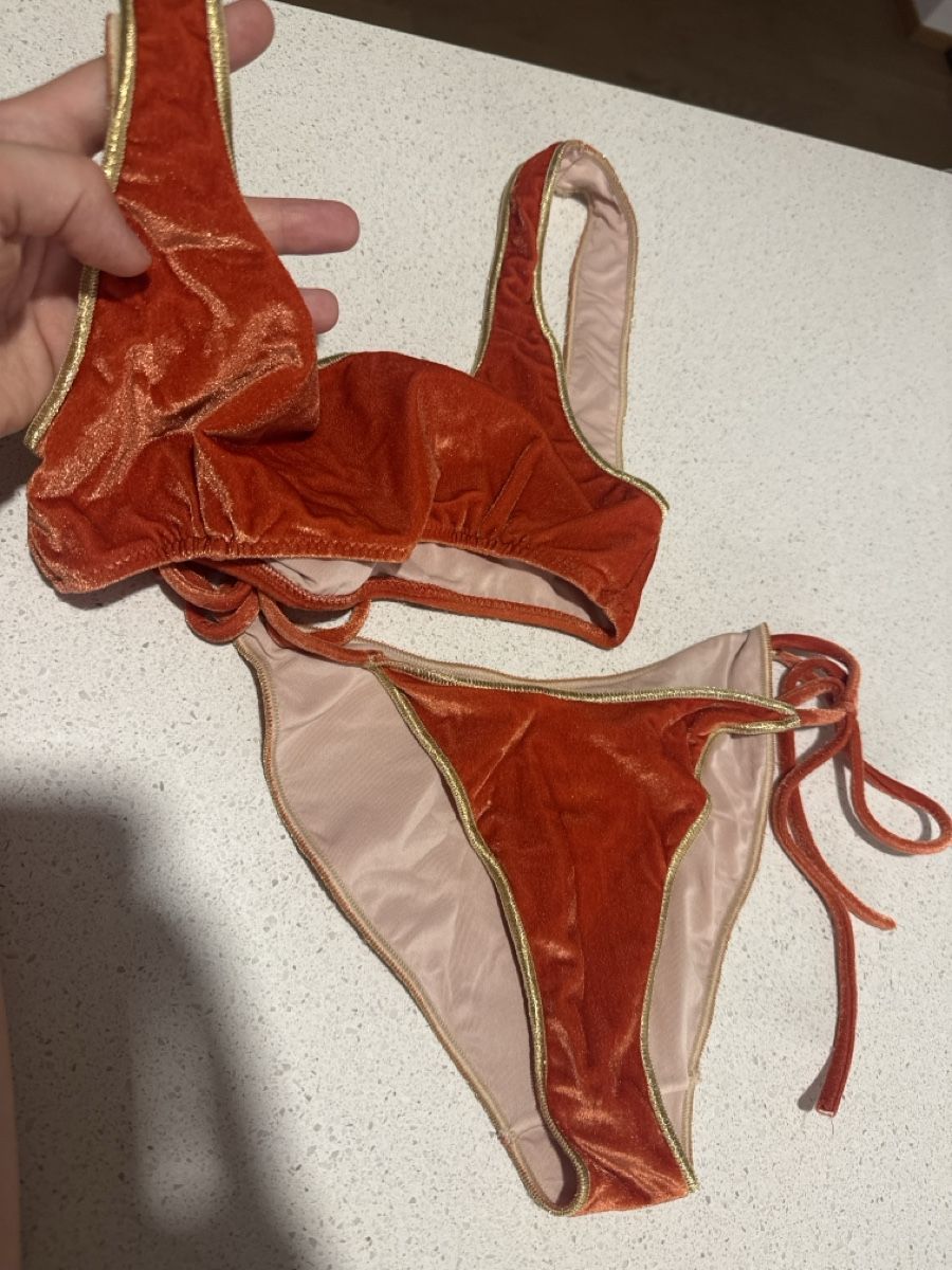 Badekleider & Bikinis: Orange & gold bikini from Bikini Lovers. New  – Neu (gemäss Beschreibung) aus Luzern von Lellicl 1