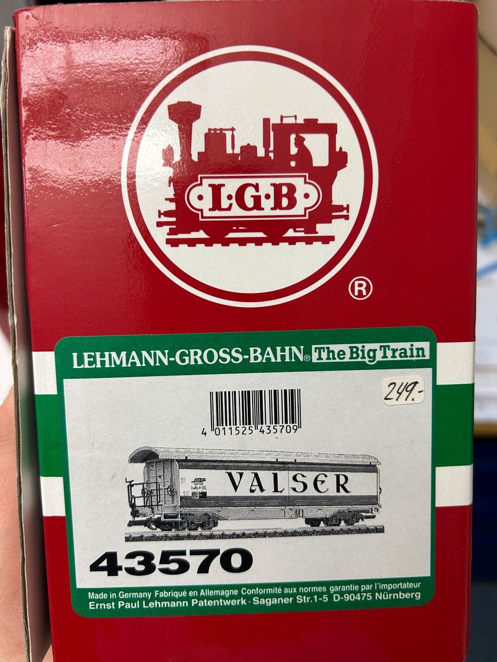 LGB Modelleisenbahnen: LGB Valser 43570 – Neu und originalverpackt aus Lampenberg von bue_2j7k 1