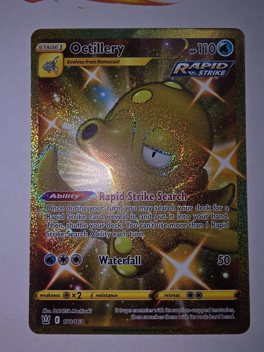 Pokemon Card – Octillery (Secret Gold) – Battle Styles 🔥 (Neuf (Voir ...