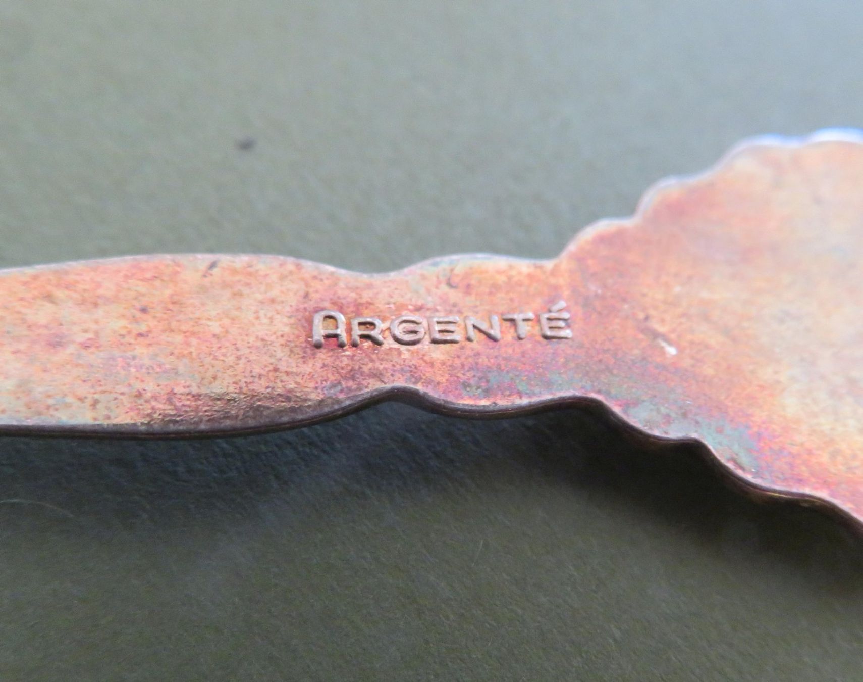 Löffel: 8 Wappenlöffel / Souvenirlöffel, versilbert – Gebraucht aus Oberriet SG von Krishna108 7