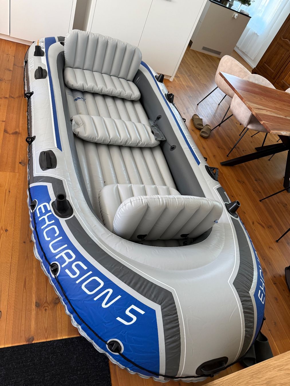 Bateaux: Schlauchboot Intex Escursion  5 – D'occasion à Stein am Rhein par splashed10 1