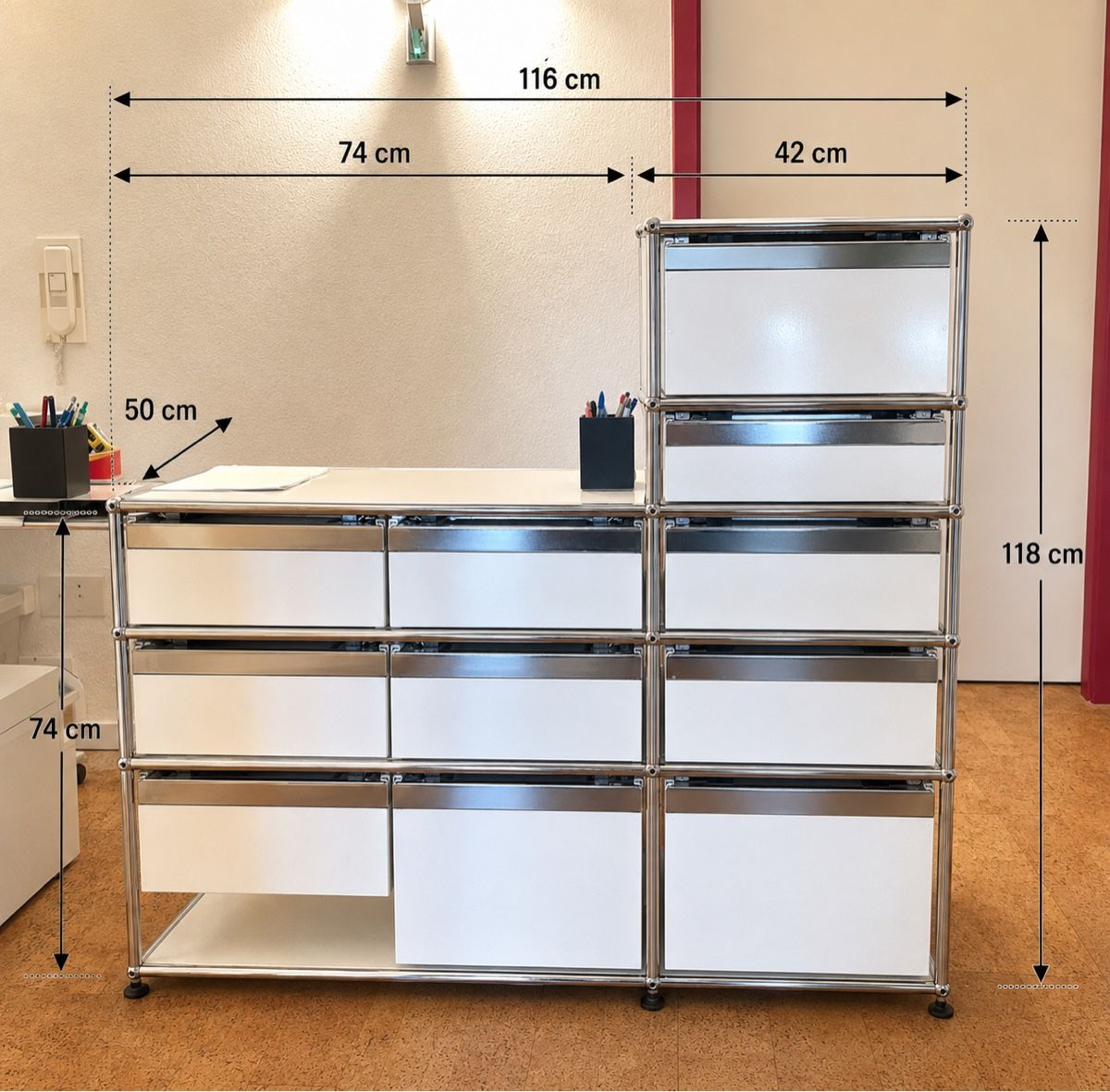 USM Regale: USM Haller Sideboard (Weiss) – Gebraucht aus Utzenstorf von nadja0798462137