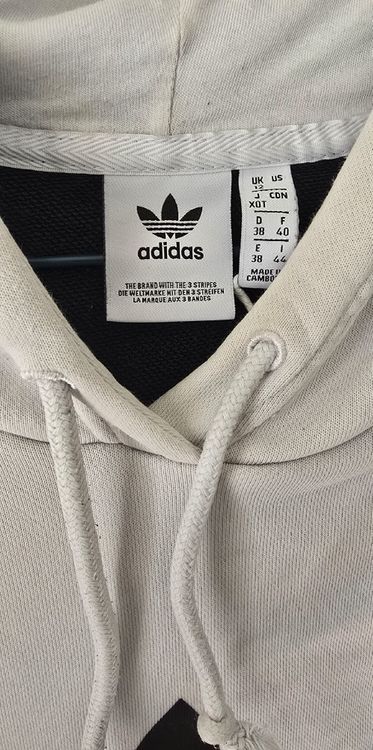 Adidas Maglioni & Felpe: Sweat à capuche Adidas trèfle noir et blanc, taille 38 – Usato da Genève venduto da Dadavsot 3
