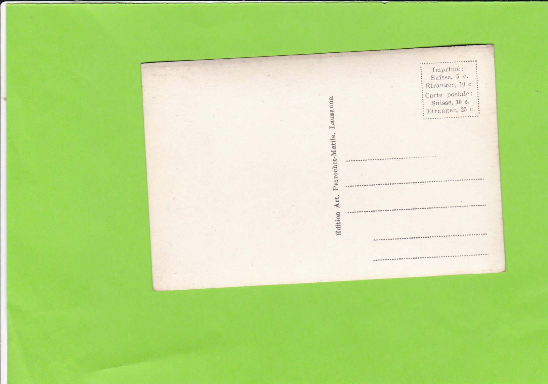 Cartoline postali: Station Jungfraujoch – Usato da St. Peterzell venduto da neckertal 1