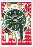 Death NYC Ltd Pop Art Druck " Supreme Rolex Oyster Perpetual
