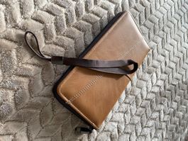 Herren Portemonnaie / Geldbeutel, braun, Neu