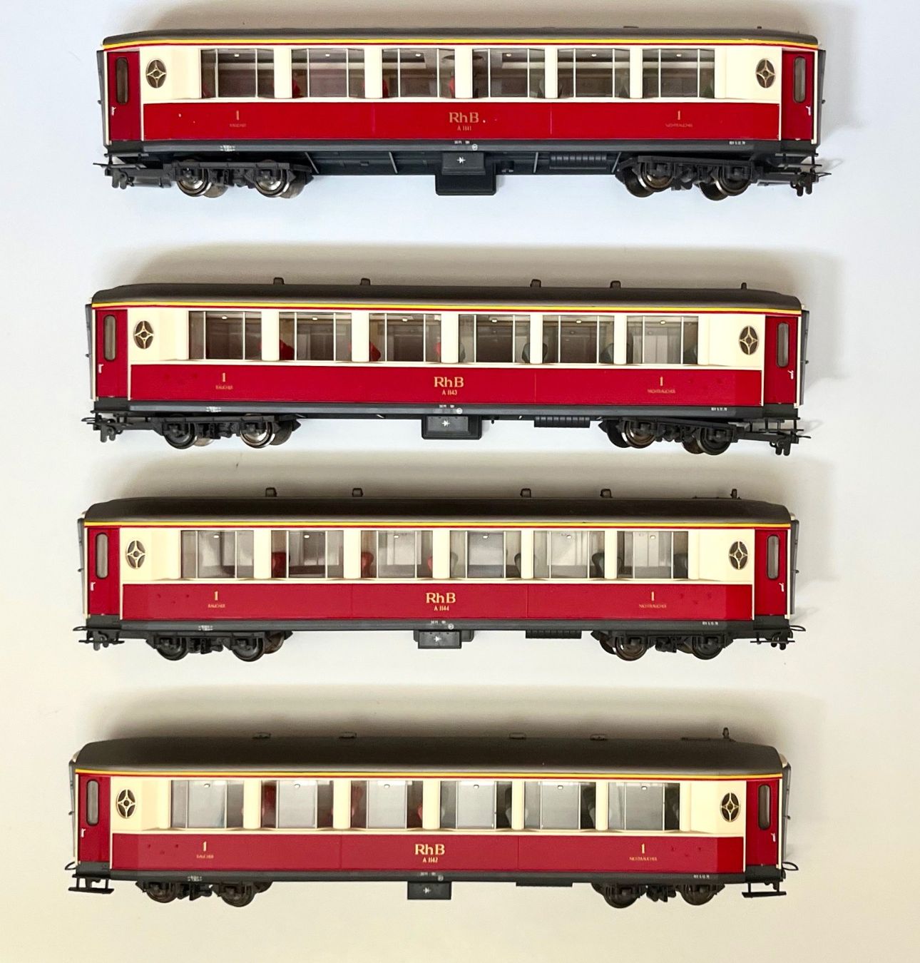 Bemo Modellini di ferrovie: BEMO  H0m  RhB Wagen – Nuovo (secondo la descrizione) da Bleiken venduto da hbw45 2