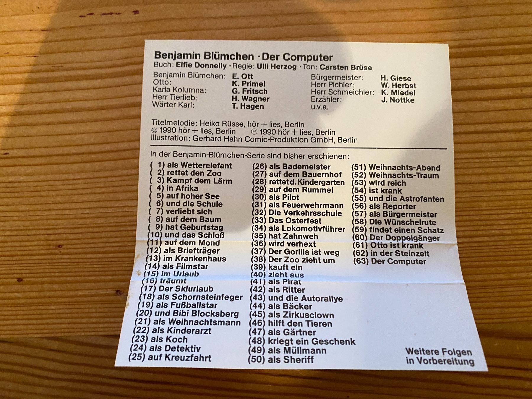 Musicassette: Kassette - Benjamin Blümchen (Folge 63) – Usato da St.Gallen venduto da kingsamas 4