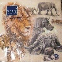 Serviette the big five (t302) 2Stk.