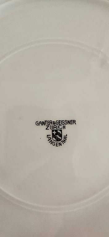 Piatti: Teller 23 cm mit Goldrand (Langenthal) – Usato da Kestenholz venduto da Schwogi 2
