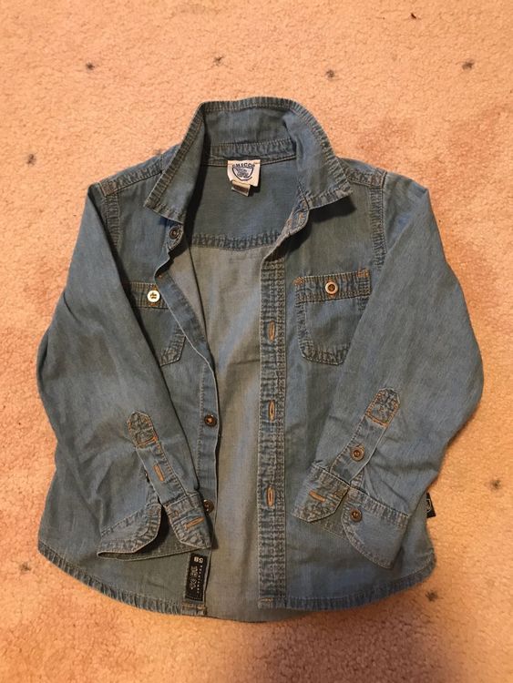 Pantaloni Chicco Jeans 744 - Cotone Morbido, Per Bambini 0-24 Mesi, Vita Elastica - Foto 3