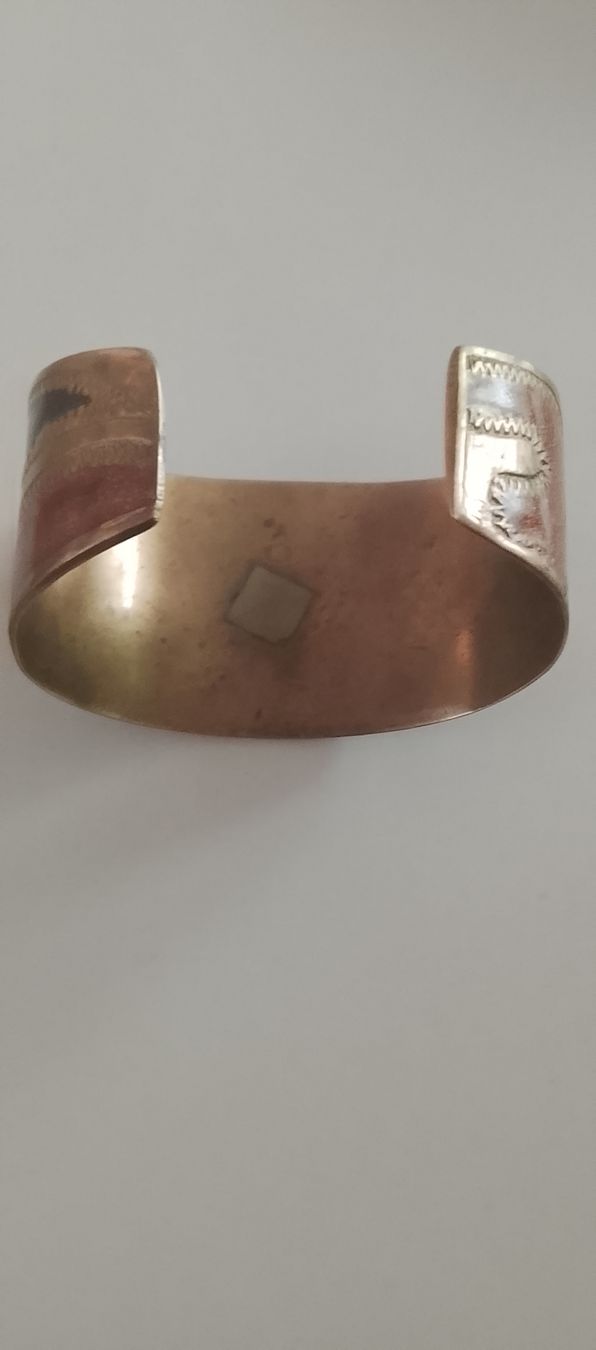 Bracciali & Braccialetti: Armreif Messing farbig gemustert Breite 5cm – Usato da Oberriet SG venduto da snj_bjb7 5