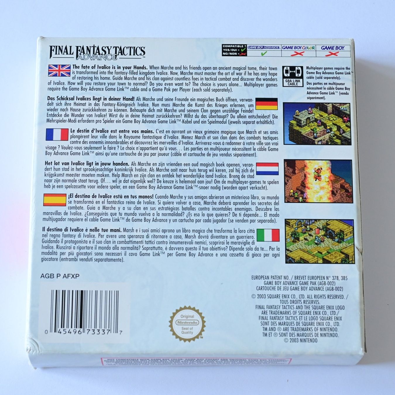 Nintendo Giochi: Final Fantasy Tactics | PAL | OVP | Inlay – Nuovo (secondo la descrizione) da Scherz venduto da Neogeo5000 1