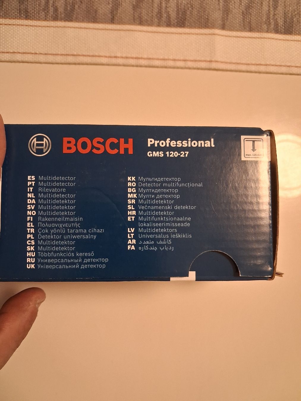 Bosch Misurare: BOSCH Rilevatore Multi GMS 120-27 nuovo – Nuovo e nell'imballaggio originale da Jona venduto da MirkoAltad 3