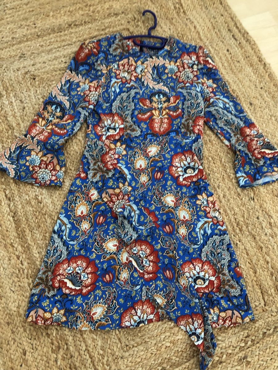 Vestiti: Blaues Blumenkleid, Grösse S, neu!! – Nuovo (secondo la descrizione) da Dübendorf venduto da mar_s66c 6