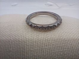Damen Silberring mit Zacken-Look ab nur CHF 1.-!!!