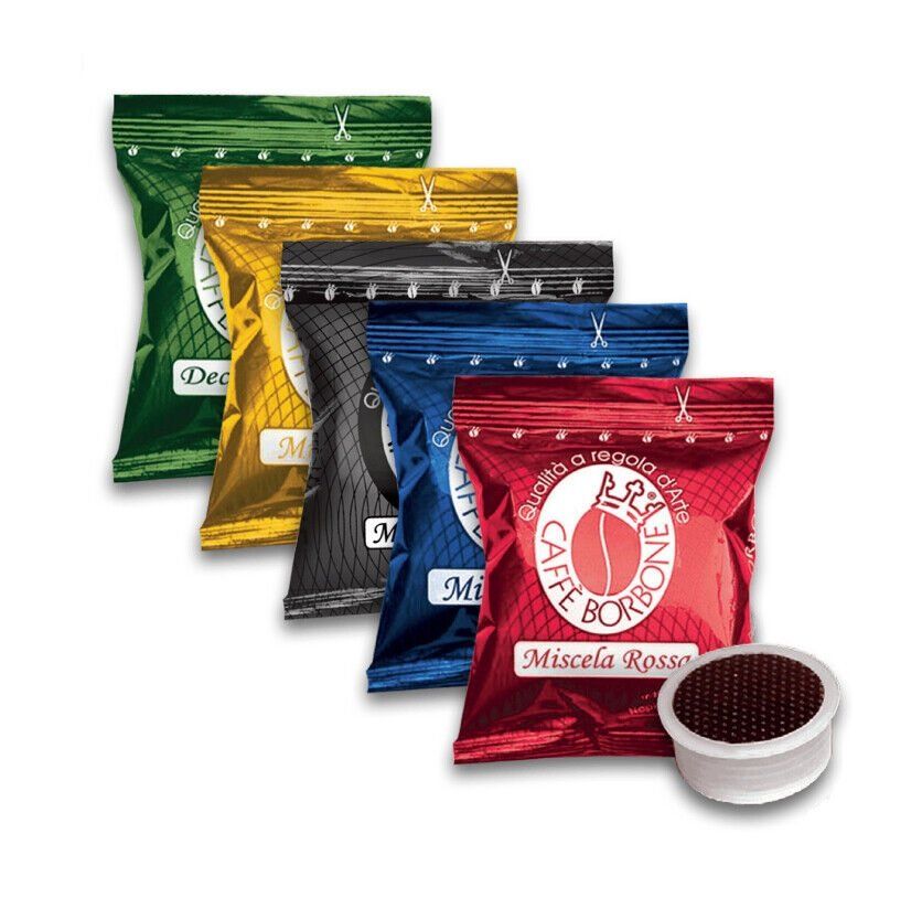 Cibi & Specialità: 100 Stück Borbone Verde Point Lavazza kompatibel Caffe Kaffe – Nuovo e nell'imballaggio originale da Dübendorf venduto da CAFFE-BILLO 2