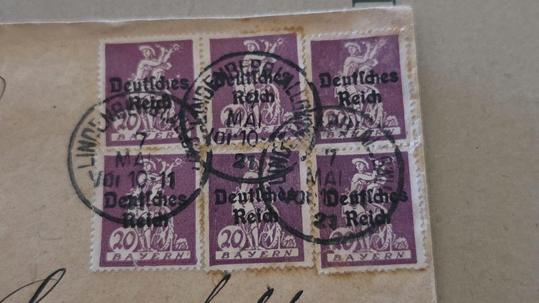 Tutti i francobolli: 1921 Brief Deutsches Reich – Usato da Arni AG venduto da Moth68 1