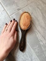 Haarbürste aus Holz - ideal für den Winter!