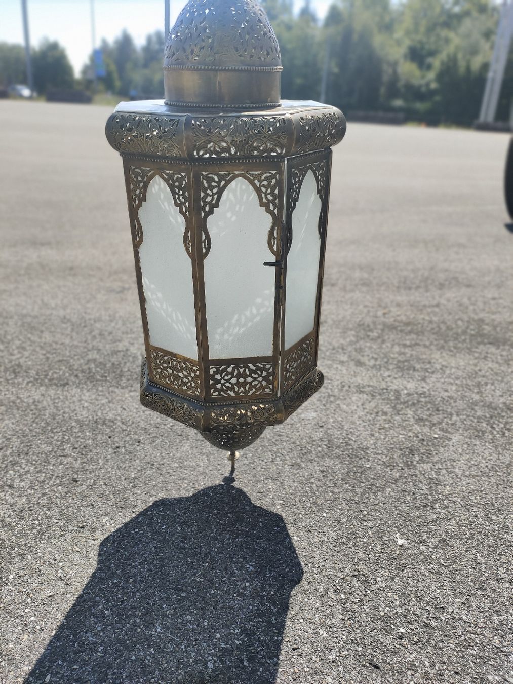 Lampen: Orientalische Hängelampe, Messing, Glas, Herbstdeko! – Neu (gemäss Beschreibung) aus Kreuzlingen von Annig-56 8