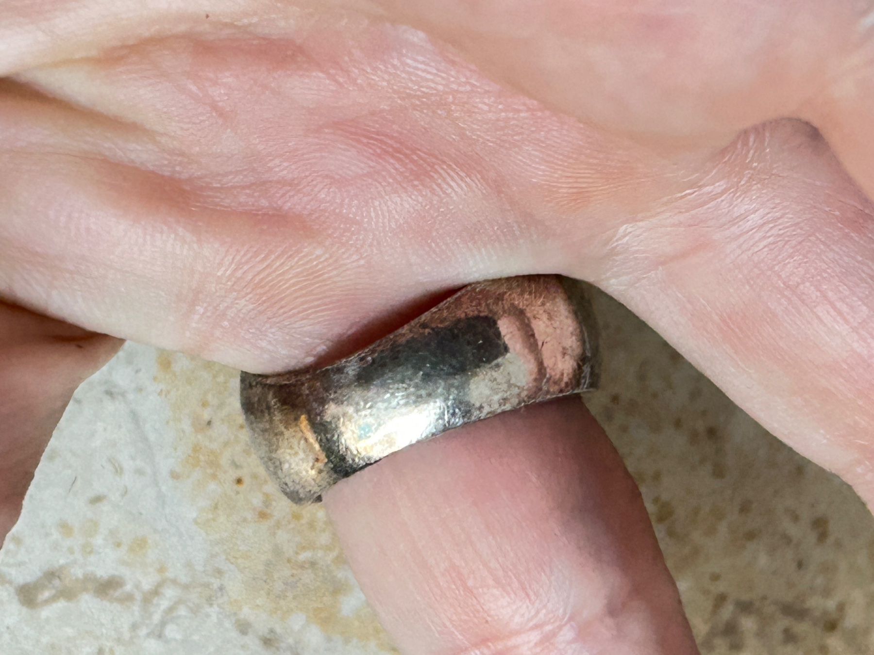 Anelli: Silberring 4 schwarze Spiralen (Grösse 58) – Usato da Laufen venduto da belleskulptur 7