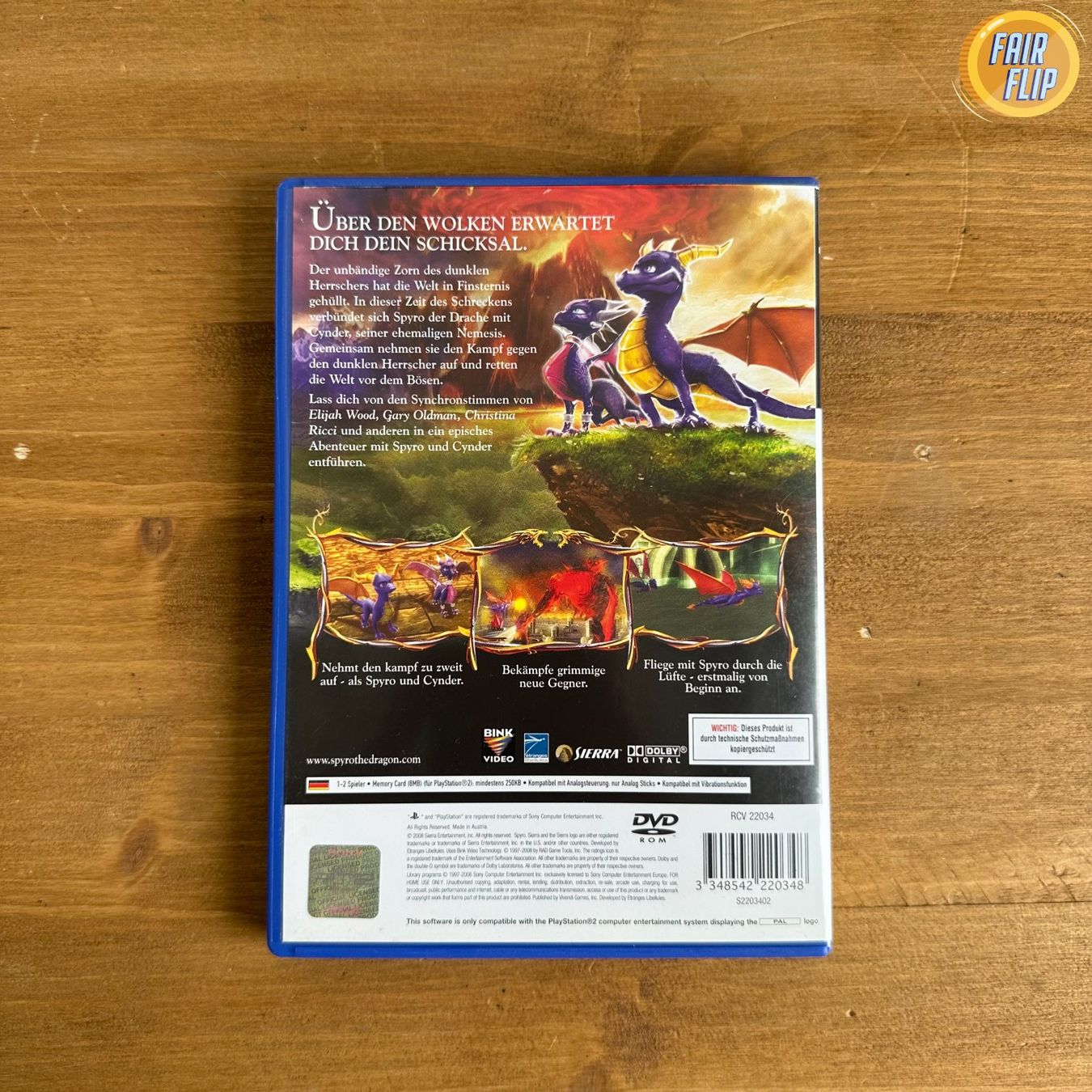 Spiele: PS2 - Spyro: Dawn of the Dragon – Gebraucht aus Luzern von fairflip 2