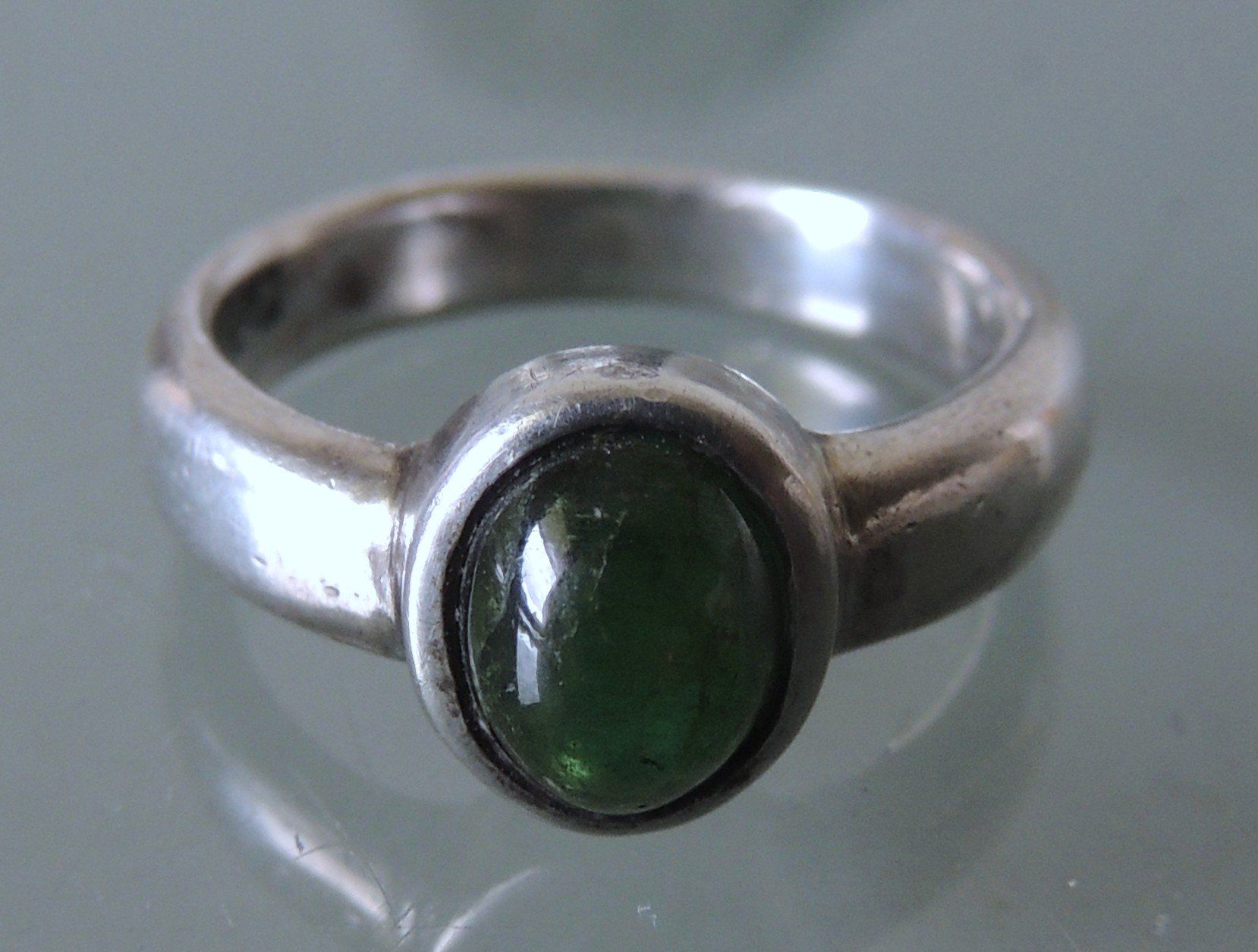Anelli: Turmalin Silber 925 Fingerring Gr. 53 – Usato da Waldenburg venduto da schaller707 2
