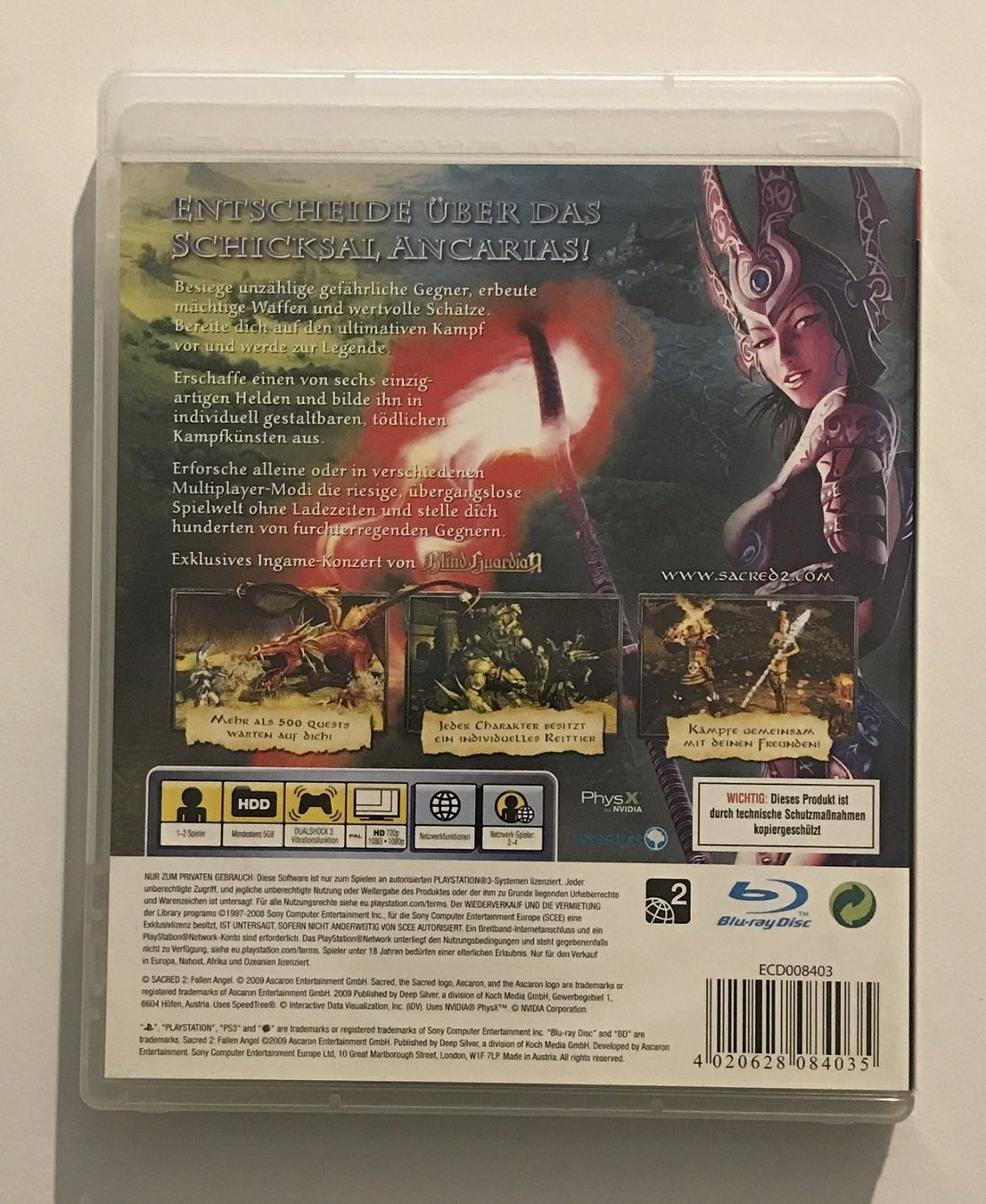 Giochi: PS3 - Sacred 2: Fallen Angel – Usato da Allschwil venduto da Bullach 2