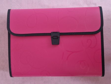 Fächermappe pink neu/ungebraucht