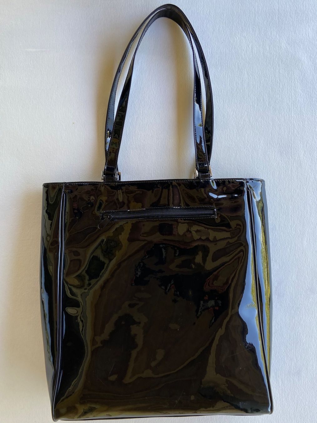 Zanotti Borse da donna: Lack-Handtasche, Motiv Autokino – Usato da Lenzburg venduto da Boffer1A 1