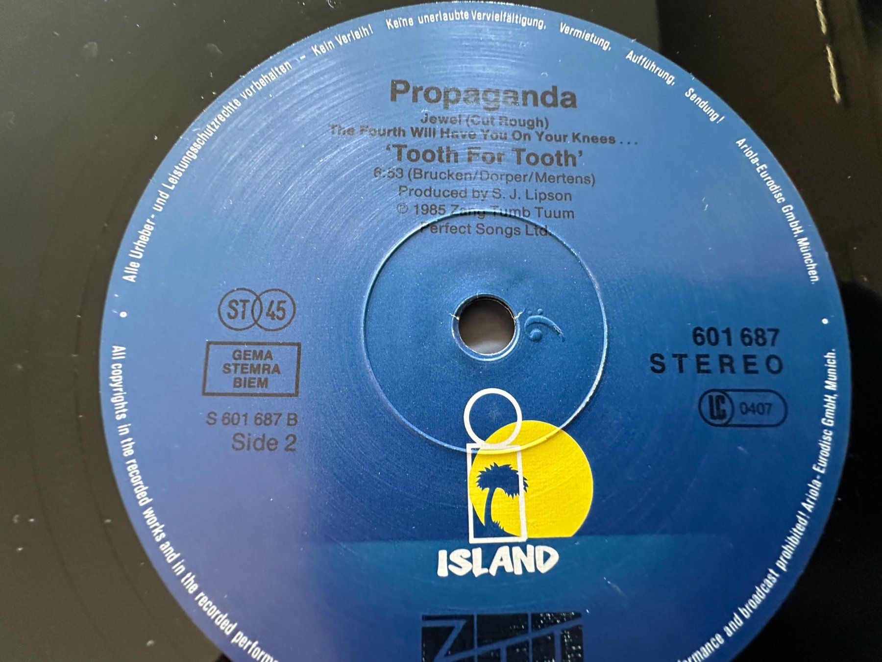 Dischi in vinile: PROPAGANDA 12 DUEL – Usato da Sion venduto da jaipur1401 3