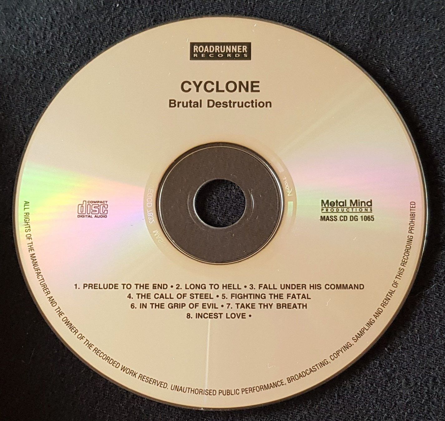 CD: Cyclone - Brutal Destruction - CD - 2007 - Limited Edition – Usato da Uster venduto da Zardodel 2