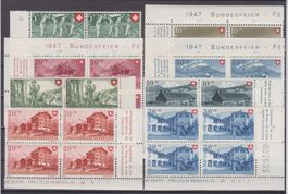 Pro Patria 1947 - 1948 bloc de 4 neuf**