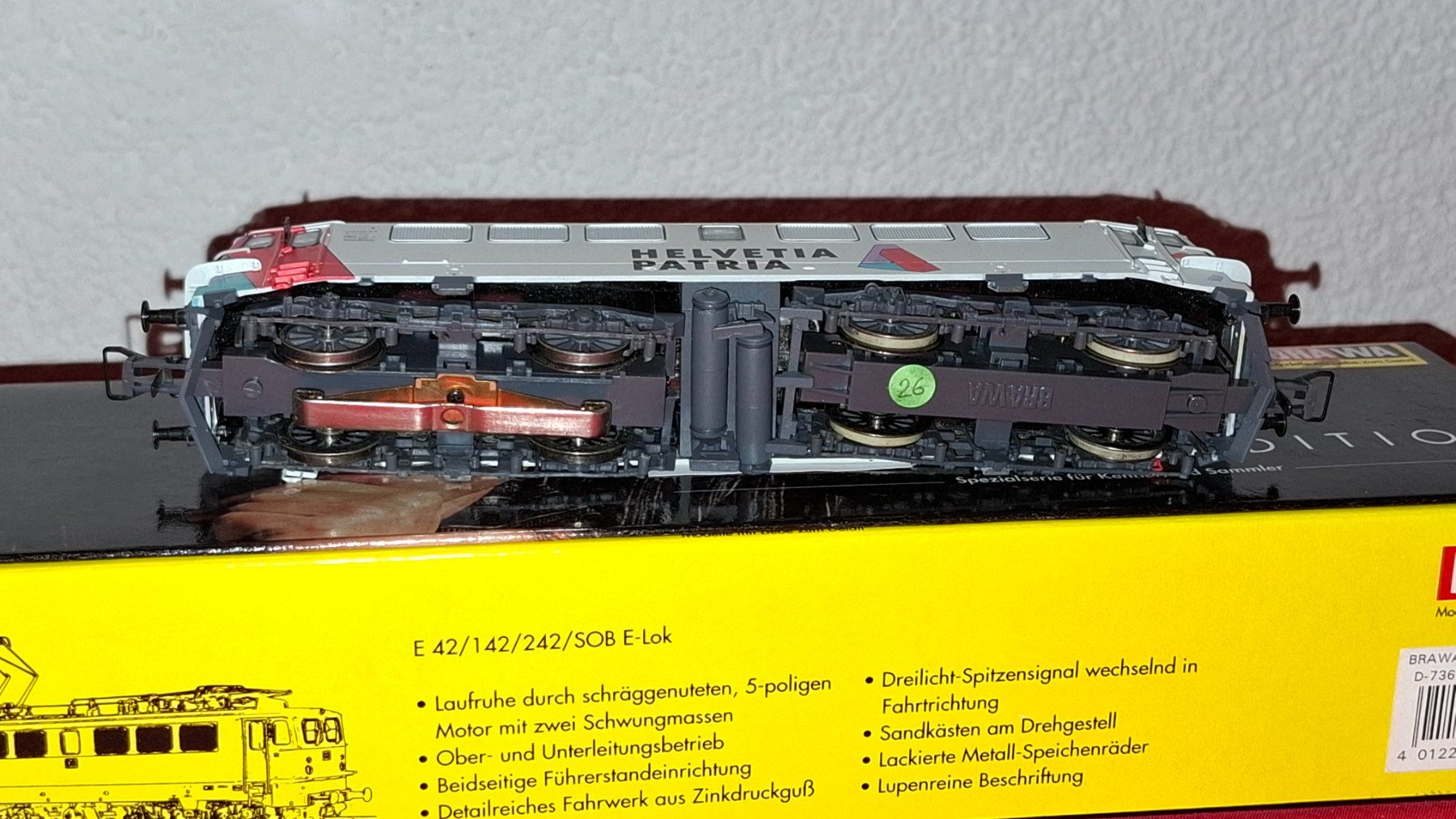 Brawa Modellini di ferrovie: Brawa : Ae 477 " Helvetia Patria " AC, Digital – Usato da Märwil venduto da Siebenzipfel 2