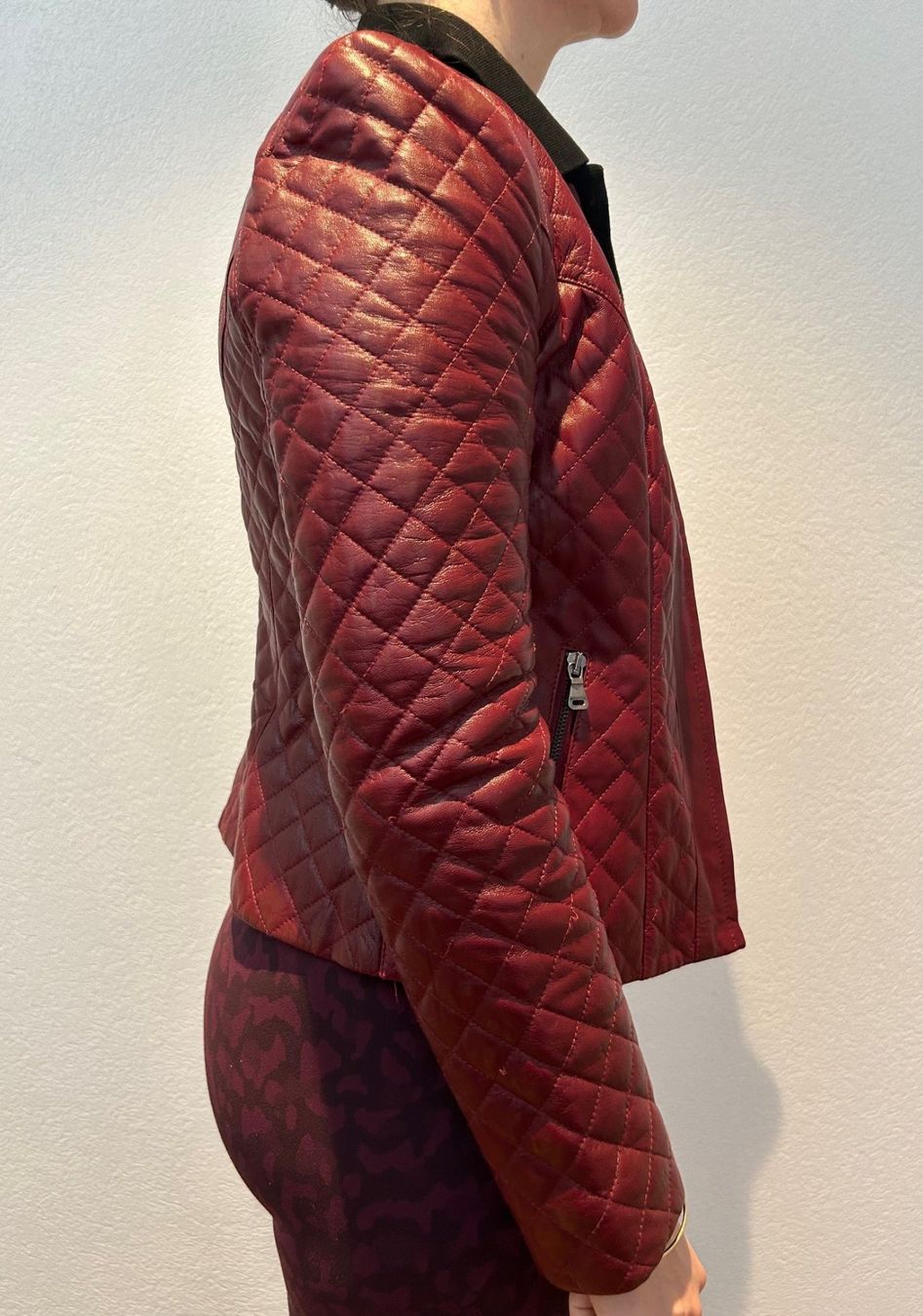 Giacche: Lederjacke Rot Damen, Grösse 36 – Usato da Burgdorf venduto da MCSchweizer88 1