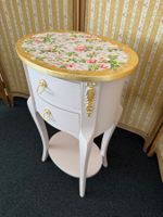 Beistelltisch Salontisch Tisch Kommode Nachttisch Table Gold
