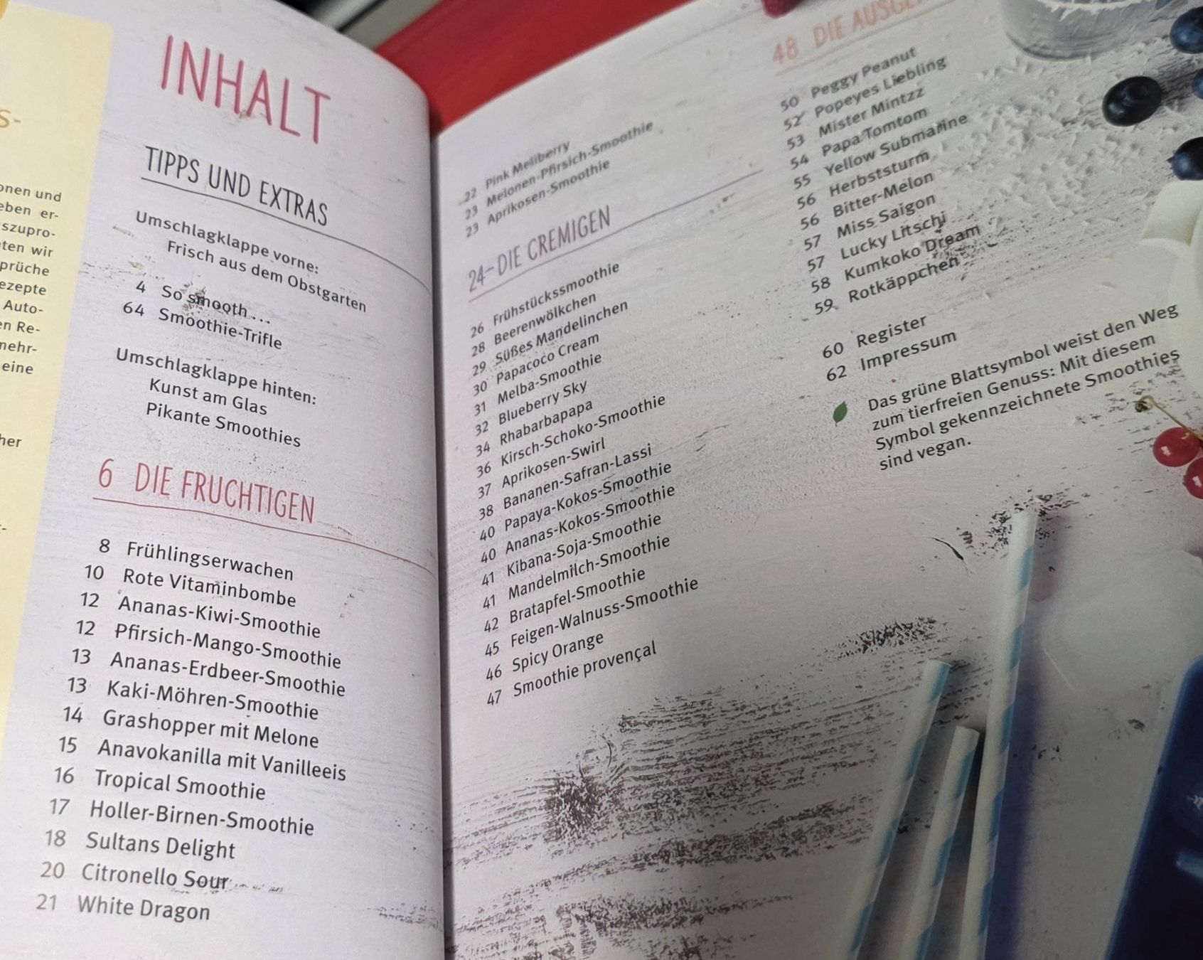 Libri: Smoothies - Obst Power im Glas - GU (BUCH) – Usato da Reinach BL venduto da _MasterK_ 1