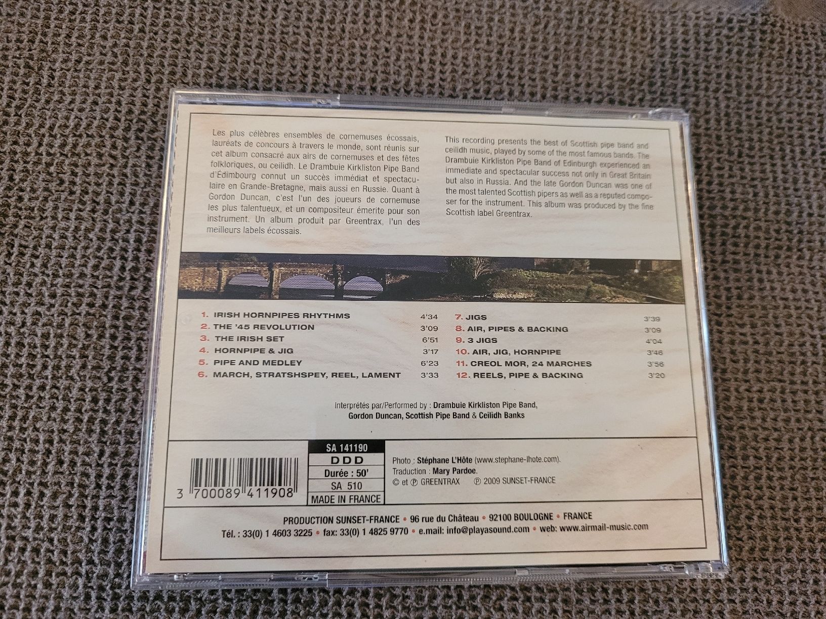 CD: Audio-CD; Cornemuses Ecossaises: Scottish Pipes•Single Malt – Usato da Aarberg venduto da galli-thomas 3