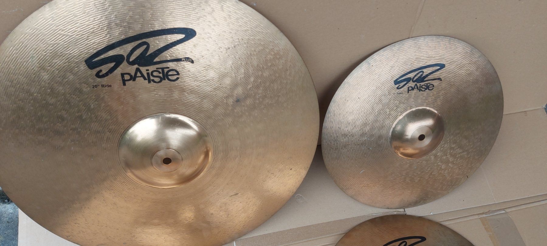 Paiste Strumenti musicali: Paiste 502 Plus Becken Set 20", 14", 14" – Usato da Glattbrugg venduto da Swissmusik 1