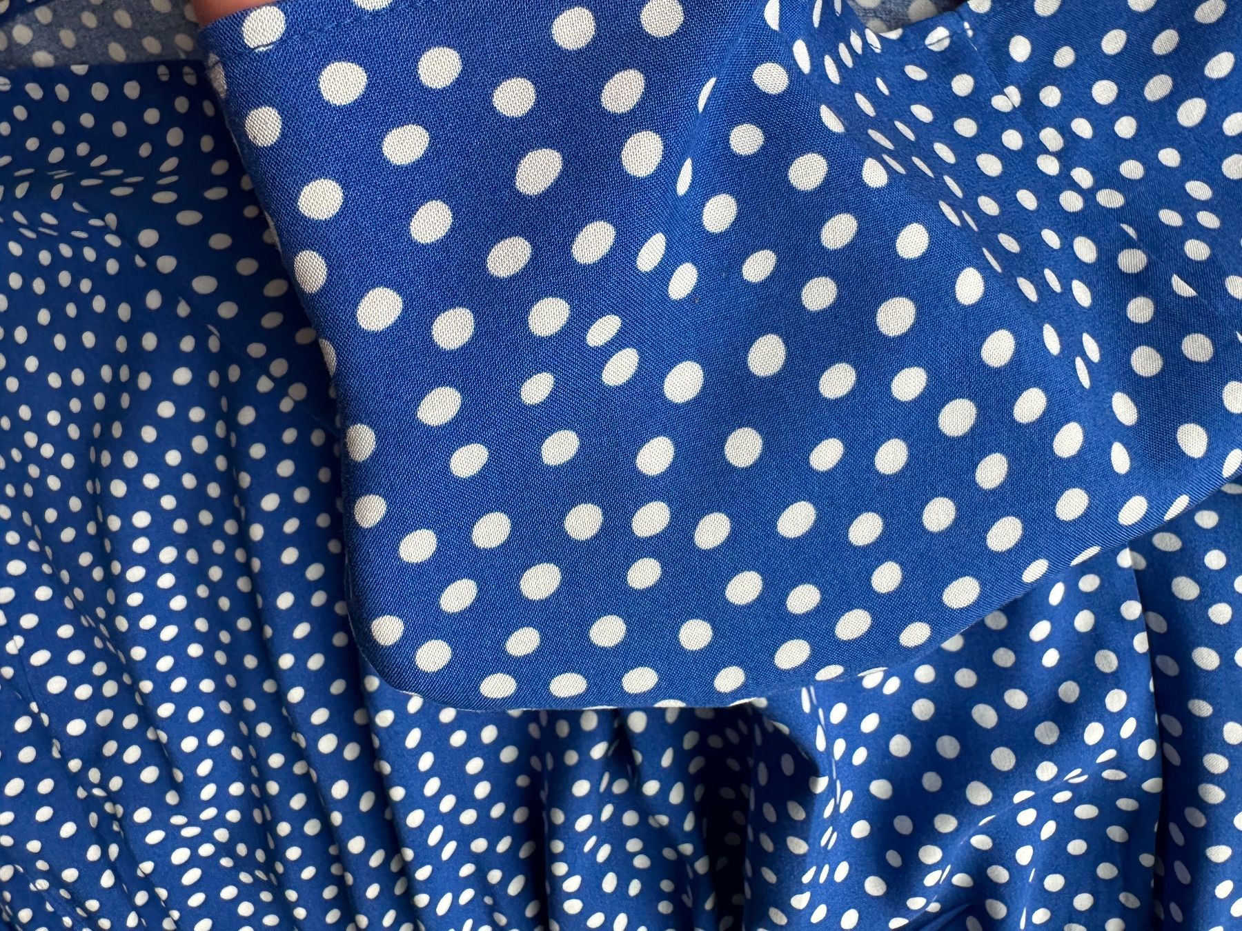 H&M Kleider: H&M blue polka dot dress, size M – Neu (gemäss Beschreibung) aus Zug von Nat.yushkevich 5