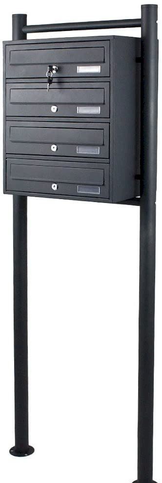 Altro per la casa: Bituxx 4er Standbriefkasten Grau – Nuovo e nell'imballaggio originale da Bottighofen venduto da zaap